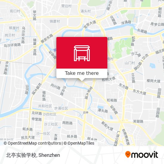 北亭实验学校 map