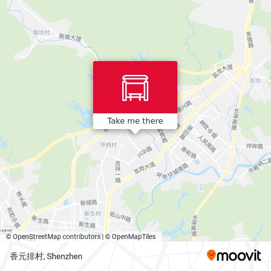 香元排村 map