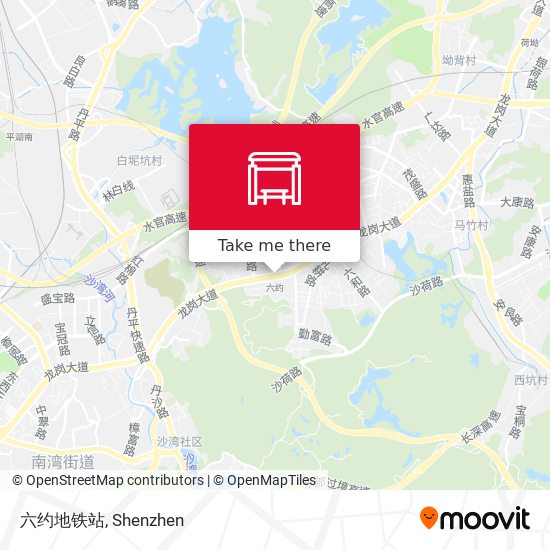 六约地铁站 map