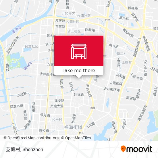 茭塘村 map