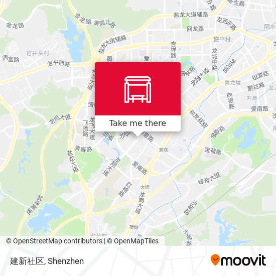 建新社区 map