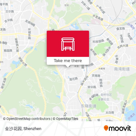 金沙花园 map