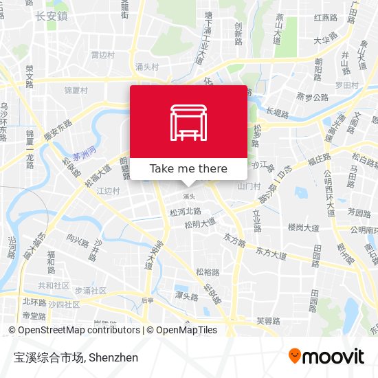 宝溪综合市场 map