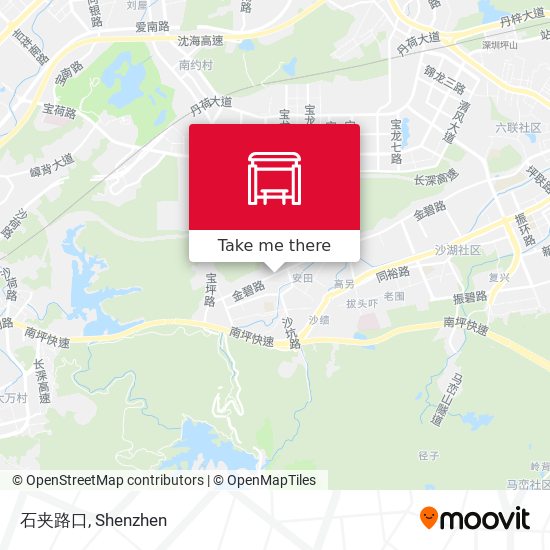 石夹路口 map