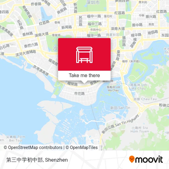 第三中学初中部 map