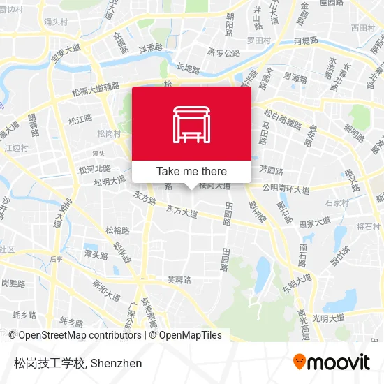 松岗技工学校 map