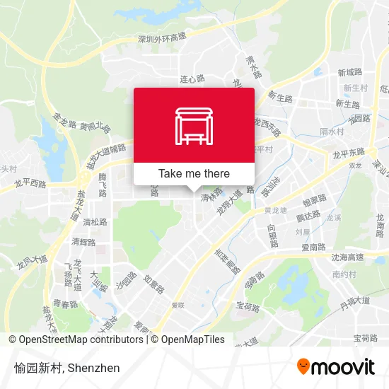 愉园新村 map