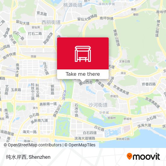 纯水岸西 map
