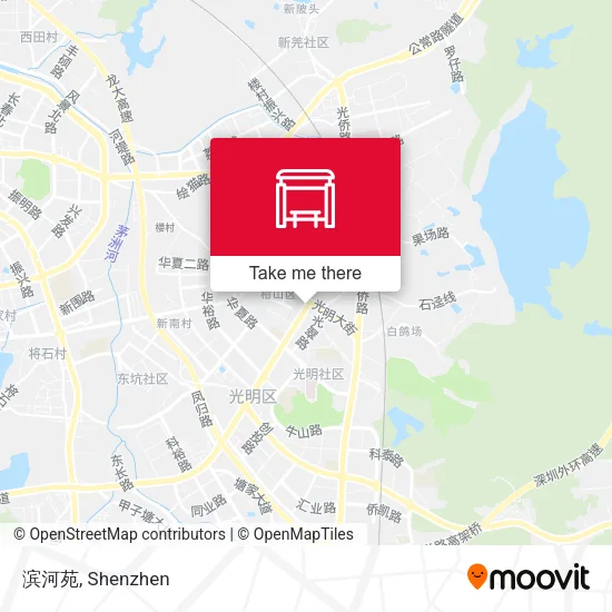 滨河苑 map