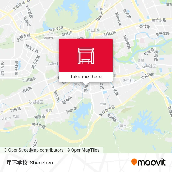坪环学校 map