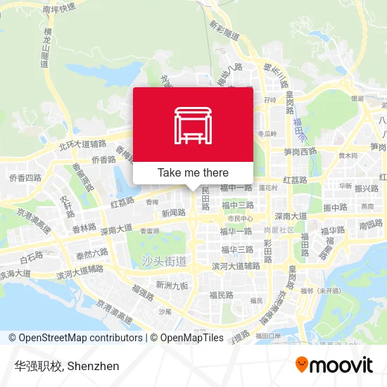 华强职校 map
