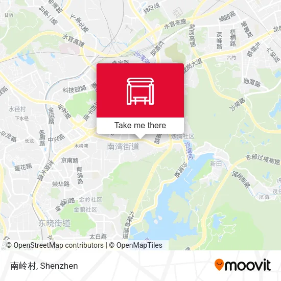 南岭村 map