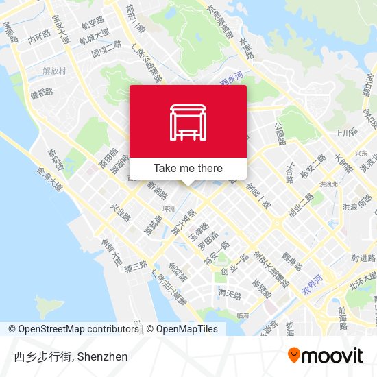 西乡步行街 map