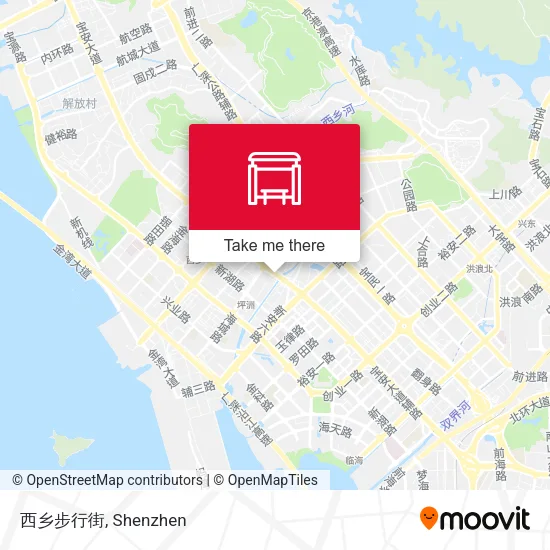 西乡步行街 map
