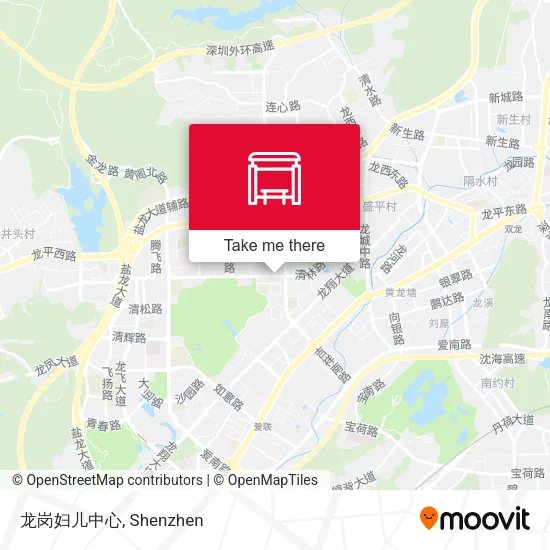 龙岗妇儿中心 map