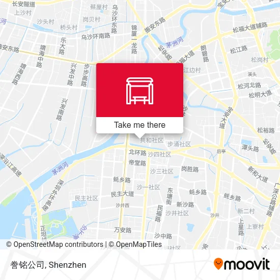 誊铭公司 map