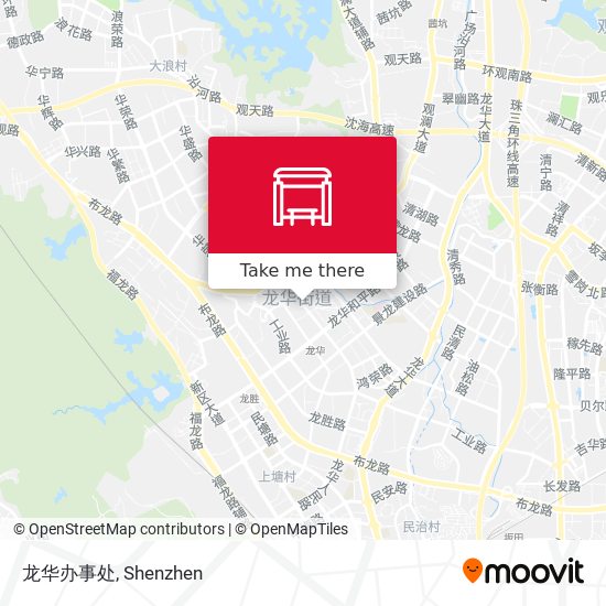 龙华办事处 map