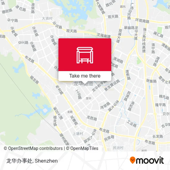 龙华办事处 map