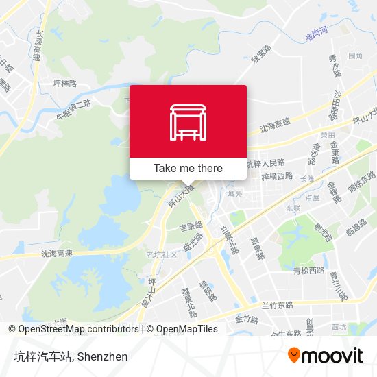 坑梓汽车站 map