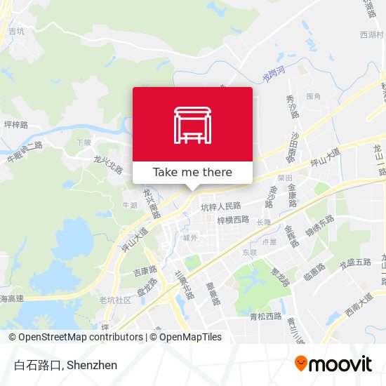 白石路口 map