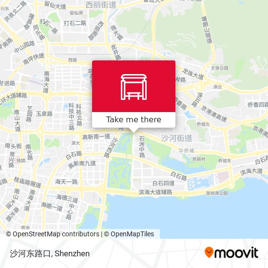 沙河东路口 map