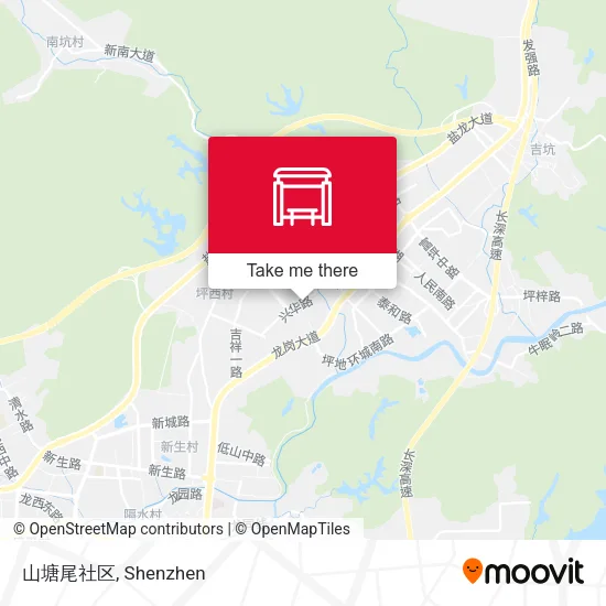 山塘尾社区 map