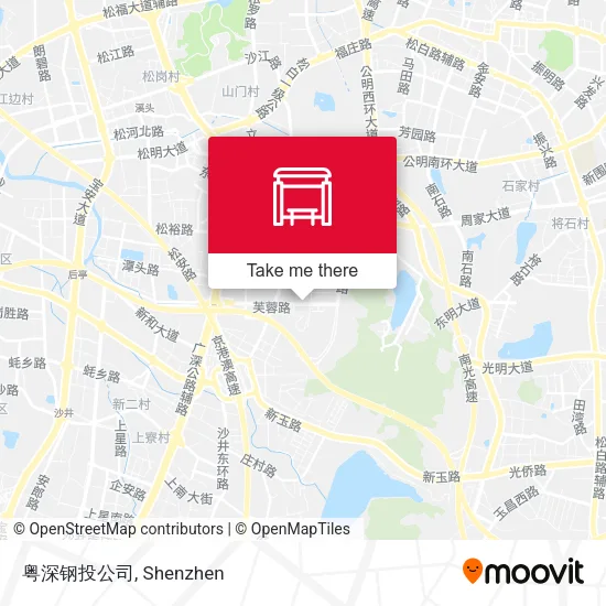 粤深钢投公司 map