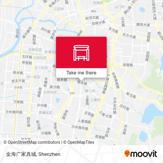 金海广家具城 map
