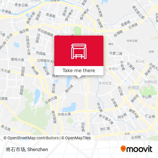将石市场 map
