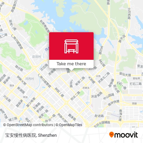 宝安慢性病医院 map