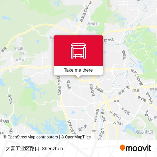 大富工业区路口 map