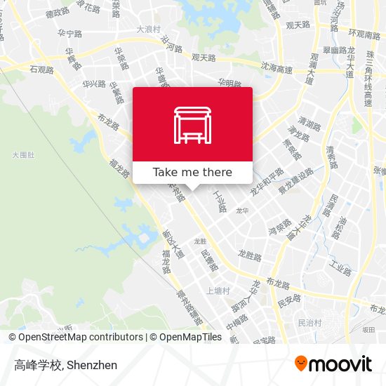 高峰学校 map