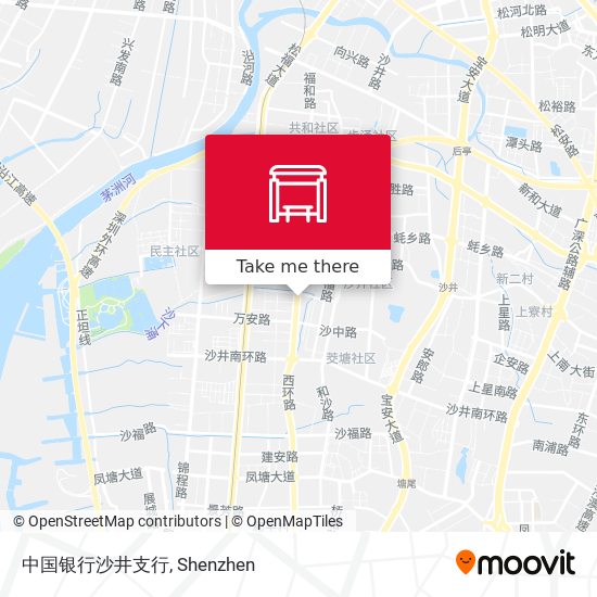 中国银行沙井支行 map