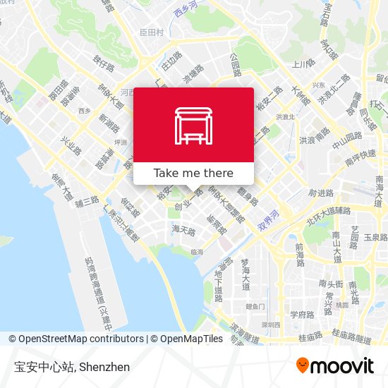 宝安中心站 map