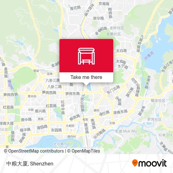 中粮大厦 map