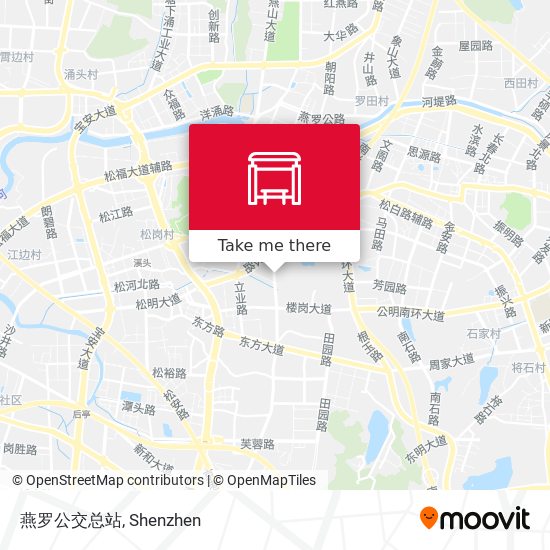 燕罗公交总站 map