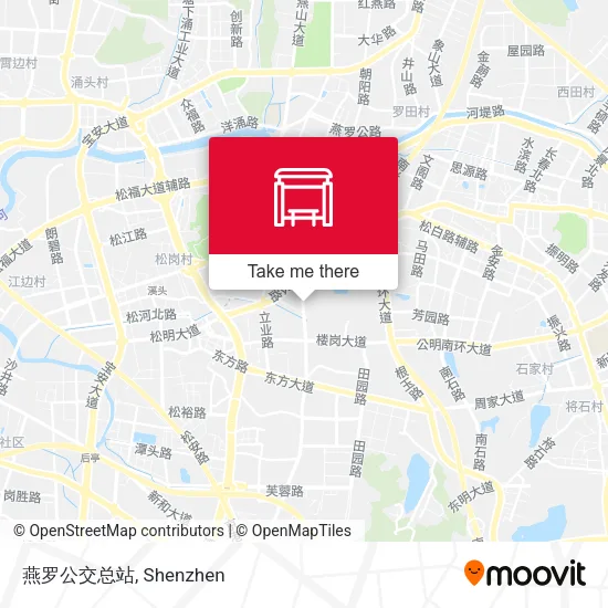 燕罗公交总站 map