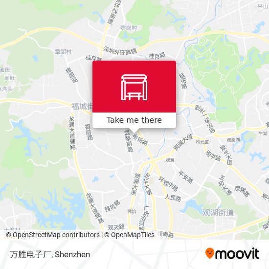 万胜电子厂 map