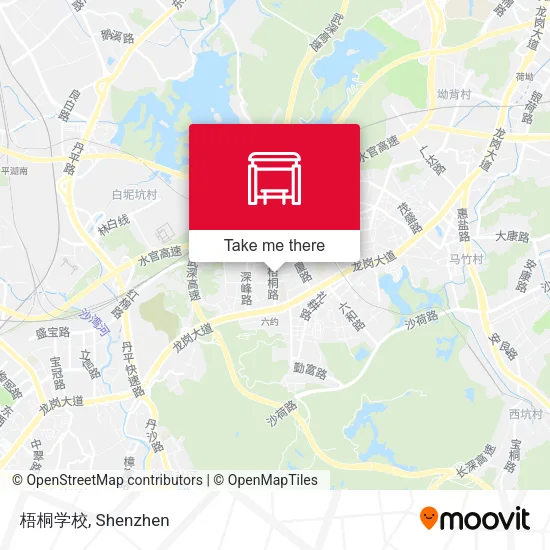 梧桐学校 map