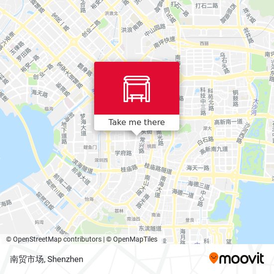 南贸市场 map