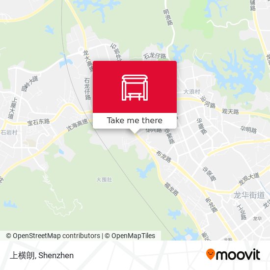 上横朗 map