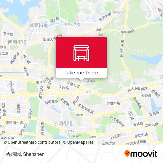 香瑞园 map