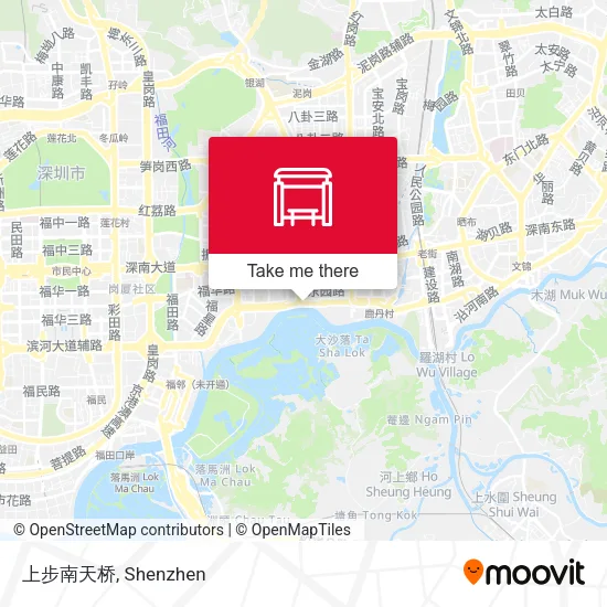 上步南天桥 map