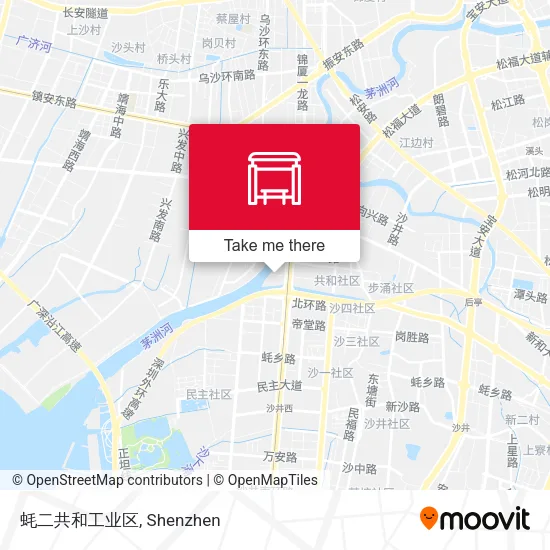 蚝二共和工业区 map