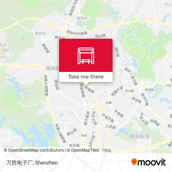 万胜电子厂 map