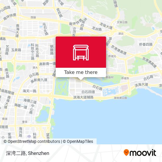 深湾二路 map