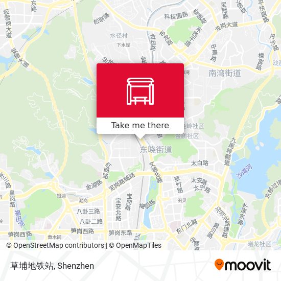 草埔地铁站 map
