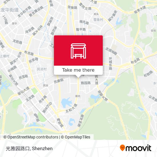 光雅园路口 map