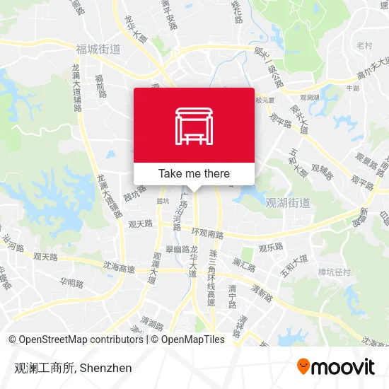 观澜工商所 map