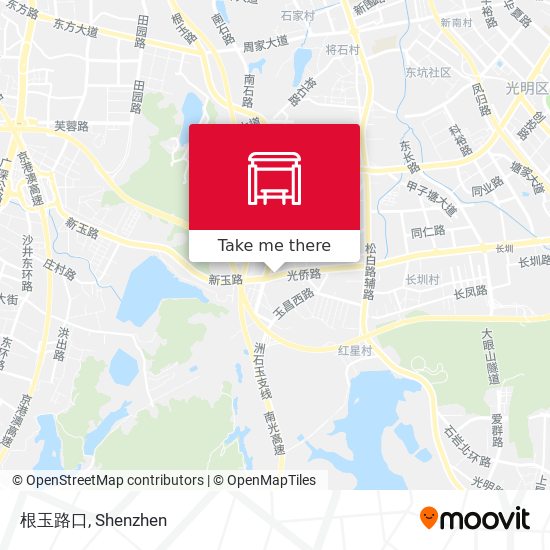 根玉路口 map